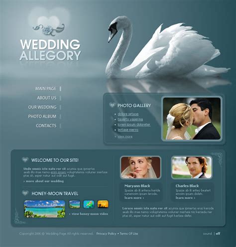 爱情婚恋网页设计模板 - 爱图网设计图片素材下载
