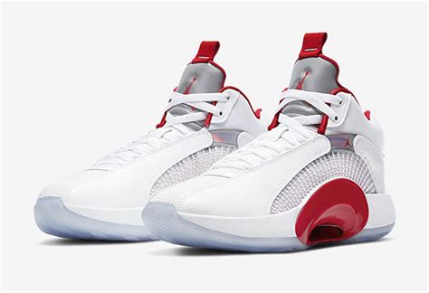 新款Air Jordan 35 “Fire Red”红白配色篮球鞋发售-潮男网