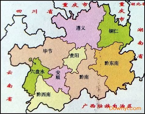贵州省旅游地图,云南省旅游,贵州省旅游_大山谷图库