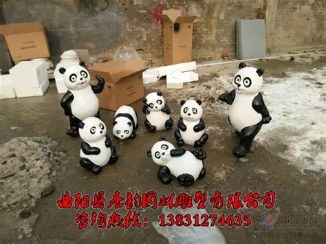 熊猫雕塑_正版商业图片_昵图网nipic.com