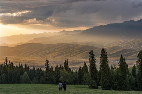 新疆伊犁风景航拍视频