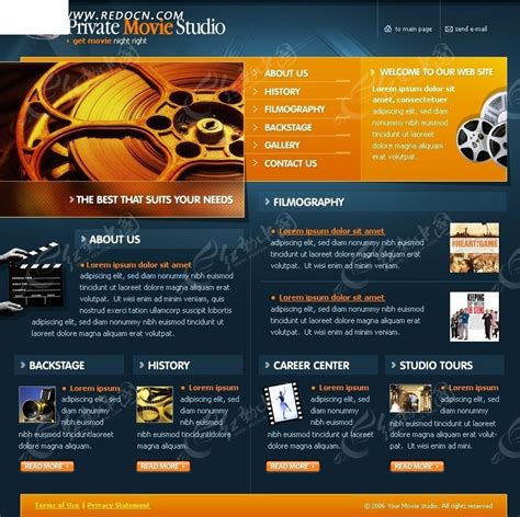 制作一个简单HTML电影网页设计（HTML+CSS）-CSDN博客