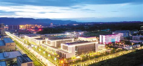 傍晚时分，中国·雅安大数据产业园静谧且美丽-北纬网（雅安新闻网）