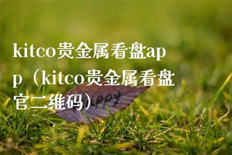 kitco贵金属看盘app（kitco贵金属看盘官二维码）_财经之家