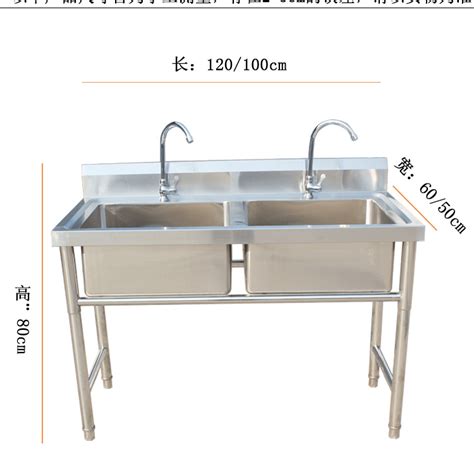 不锈钢水池 商用不锈钢水池 酒店厨房水槽洗菜洗手池 水槽定制-阿里巴巴