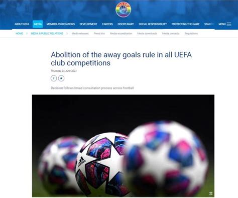 欧足联宣布取消客场进球原则 打平后将进行加时_手机新浪网
