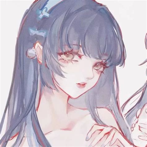西施头像动漫温柔女生