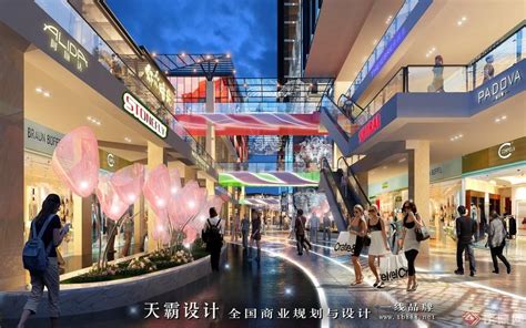 商业街设计效果图案例：河南洛阳老城根商业步行街等-广东天霸设计有限公司