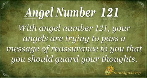 Angel Number 121 Meaning - Sign Of Hard Work And Determination ...