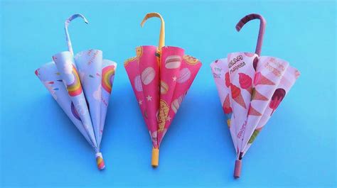 幼儿园中班手工折纸雨伞(幼儿园中班手工折纸雨伞教案) | 抖兔教育