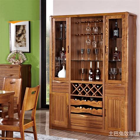 室内酒柜订制价格 实木酒柜价格-老木匠整木定制