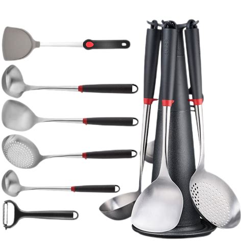 kitchen utensils 酒店不锈钢厨房用品不锈钢厨具套装 厨具七件套-阿里巴巴