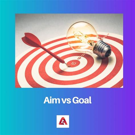 Aim vs Goal: Difference and Comparison