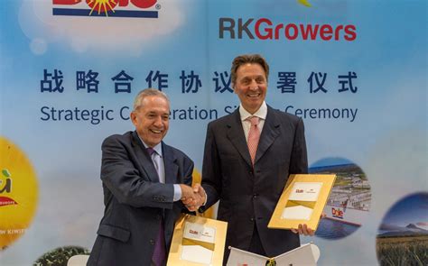 都乐与RK Growers签署战略合作 强势打造Dori黄肉猕猴桃中国营销网络 - 亚洲水果