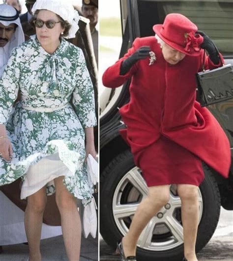 英国王室被风吹起裙子，凯特王妃秒变“梦露”，英国女王最霸气