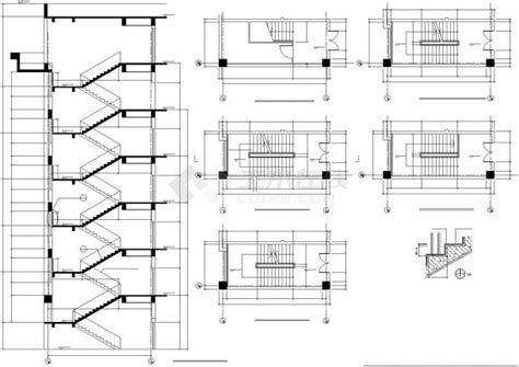 1.1万平米12层剪力墙结构行政楼建筑设计CAD图纸（含机房层）_剪力墙结构_土木在线