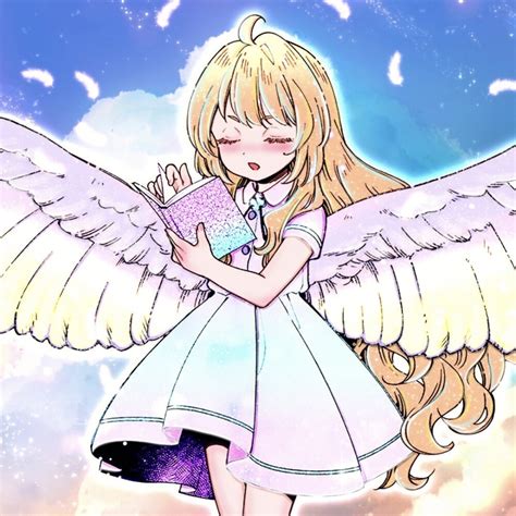 非主流天使头像女生
