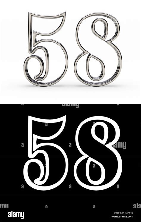 Premium Vector | Number 58 logo monogram number 58 logo line style ...