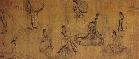 斫琴图图片
