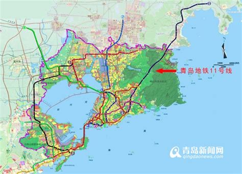 青岛最新的地铁规划（图）- 青岛本地宝