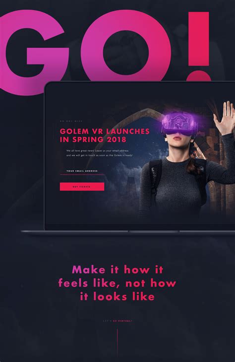 GOLEMVR-VR网站设计