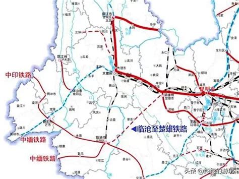 2020年云南铁路规划,临沧清水河规划图,云南省内高铁线路图_大山谷图库