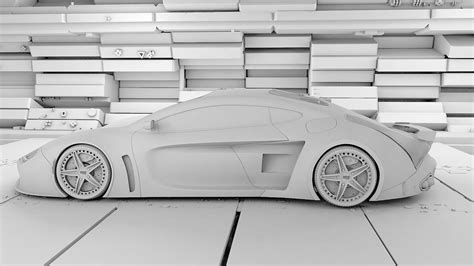 c4d建模 汽车模型原创 渲染 跑车建模|三维|机械/交通|超级膜拜大神 - 原创作品 - 站酷 (ZCOOL)