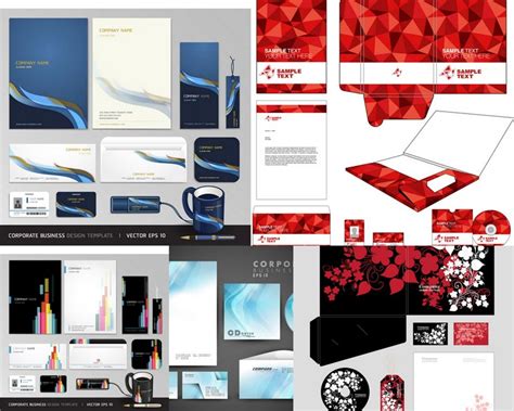 创意VI系统设计矢量素材 - 爱图网设计图片素材下载