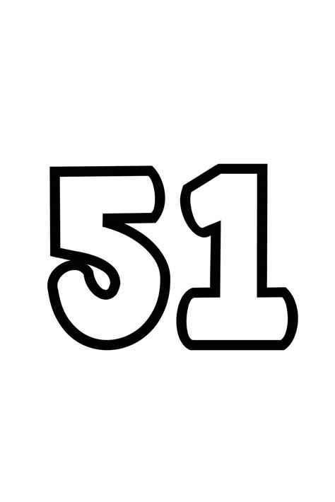 خط متجه الأبجدية رقم 51, رقم, رمز, إشارة PNG والمتجهات للتحميل مجانا