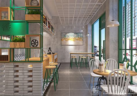 广东广州—啡茶香饮品店设计|空间|家装设计|名构 - 原创作品 - 站酷 (ZCOOL)