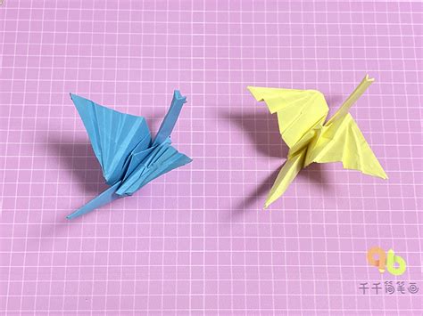 很美的千纸鹤折纸教程