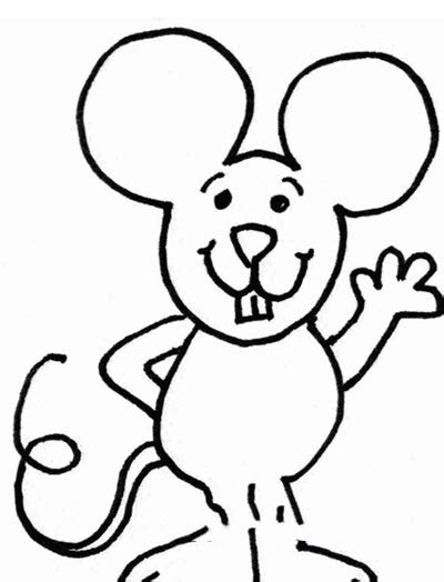 中班小老鼠简笔画(老鼠简笔画幼儿园小班) - 抖兔学习网