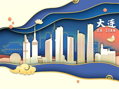 山东大连旅游海报CDR广告设计素材海报模板免费下载-享设计