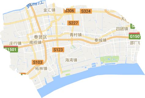 上海奉贤区南桥地图-