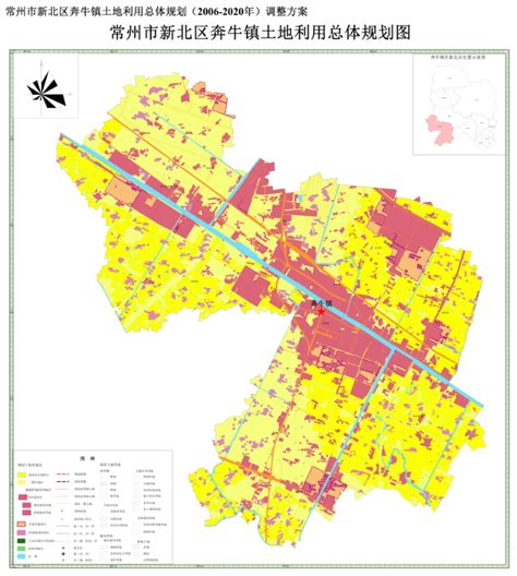 奔牛镇土地利用总体规划图_信息公开_常州市自然资源局高新区（新北）分局