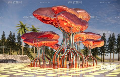 DG天霸设计：湖南岳阳千亩湖商业广场一观：设计概念来源于水母形态和色泽_联商专栏