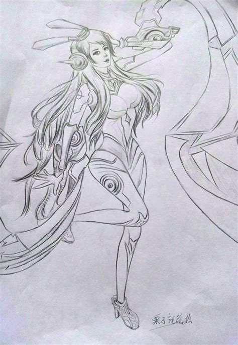 王者荣耀胜利素描图片 王者荣耀胜利素描图片