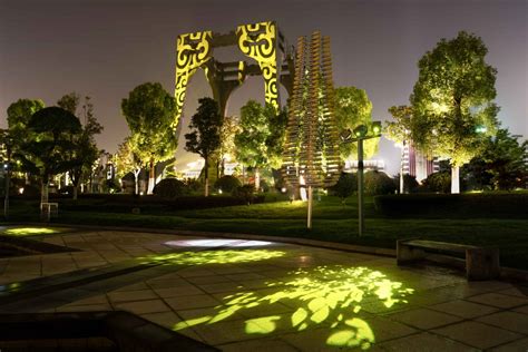 上饶市政务中心片区景观照明提升项目