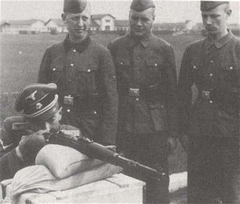 二战中的纳粹党卫军老照片，骷髅师和帝国师军容很不一样_武装