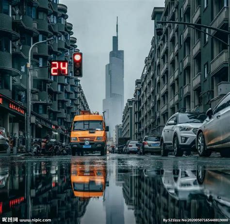 广州城市建筑街景摄影图高清摄影大图-千库网