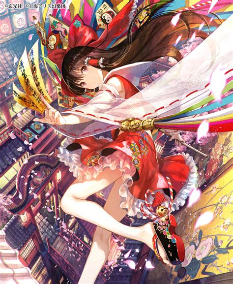 「原创」东方prject心绮楼博丽灵梦动图片
