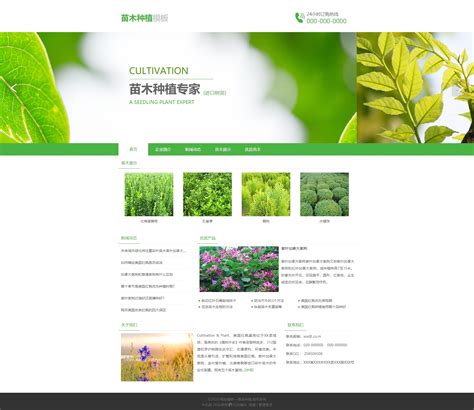 农业种植网页模板-Powered by 25yicms