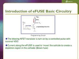 一种适用于非易失性存储器的编程EFUSE电路结构的制作方法