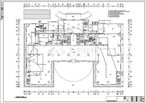 [淮安]某二十层大酒店全套弱电系统施工图纸_酒店_土木在线