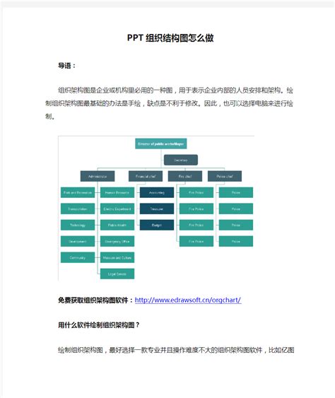 企业组织架构图怎么做？及组织架构图模板展示_搜狗指南