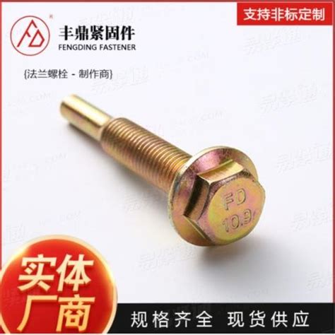 非标法兰螺栓-非标定制 - 温州市丰鼎紧固件制造有限公司