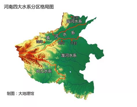 中国淮河流域地图全图,淮河流域,淮河流路线_大山谷图库