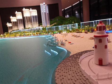 惠州富盈公馆售楼建筑模型沙盘案例-创佳模型