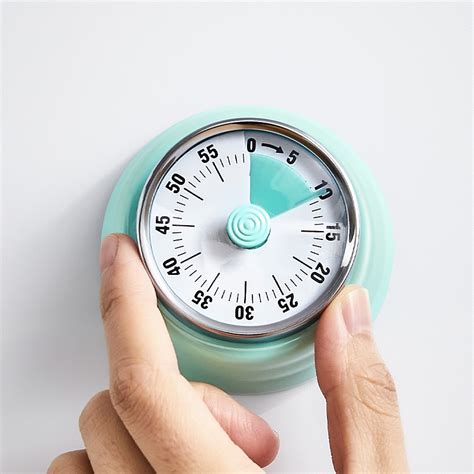 日式机械计时器厨房做饭定时提醒器可视化时间管理闹钟倒计时磁吸_虎窝淘