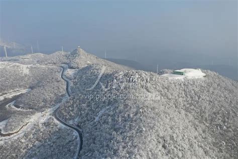 湖北荆门：雪后圣境山-人民图片网